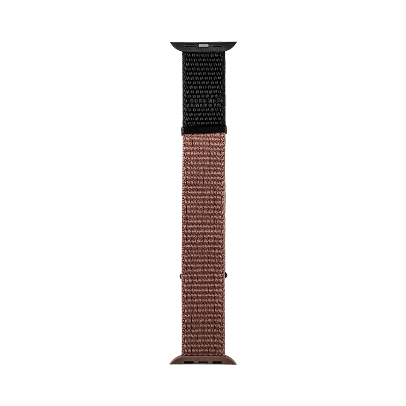 KIVA Core Fabric Apple Watch Strap  Black & Rose Gold